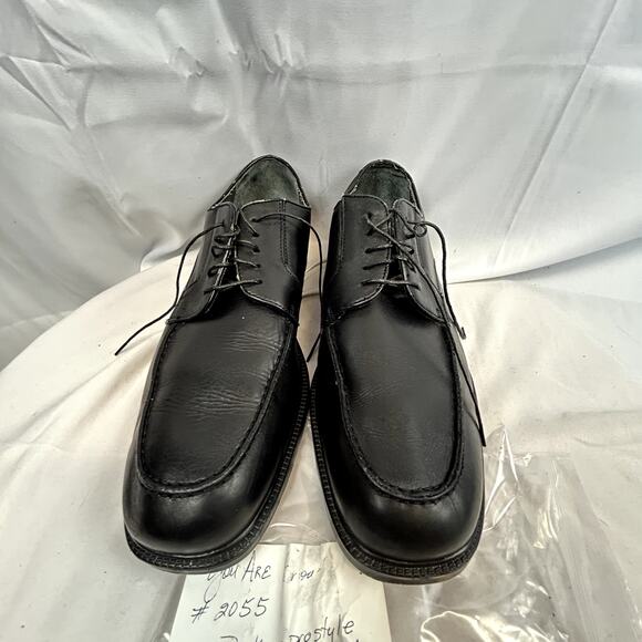 SKU 2055 Dockers Prostyle Size 13M Black Leather Oxfords Tie-Up Dress Shoes main image 7